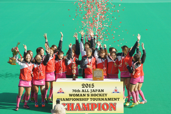 BRAVIA Ladies 第76回 全日本女子ホッケー選手権大会優勝