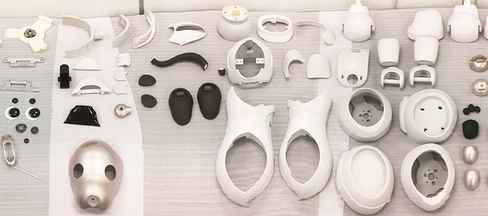 SGMO製作部品例(aibo2倍スケールモック用部品)