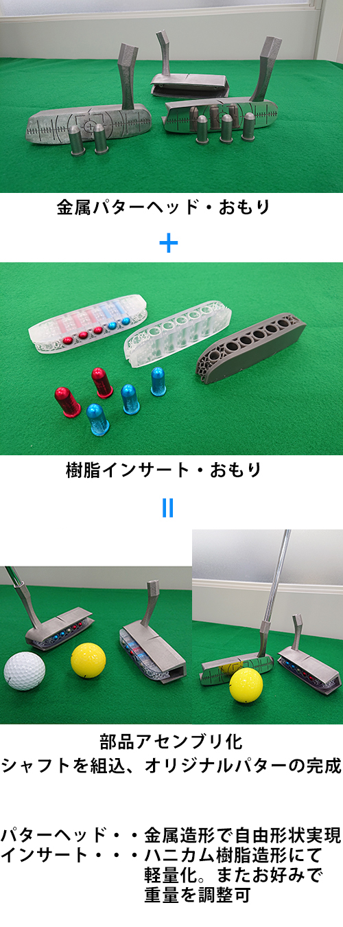 ゴルフパターサンプル事例